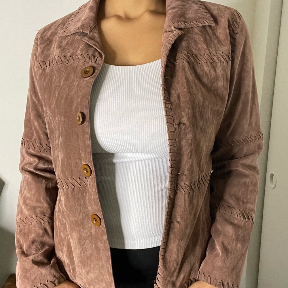 Women's Brown Suede Jacket